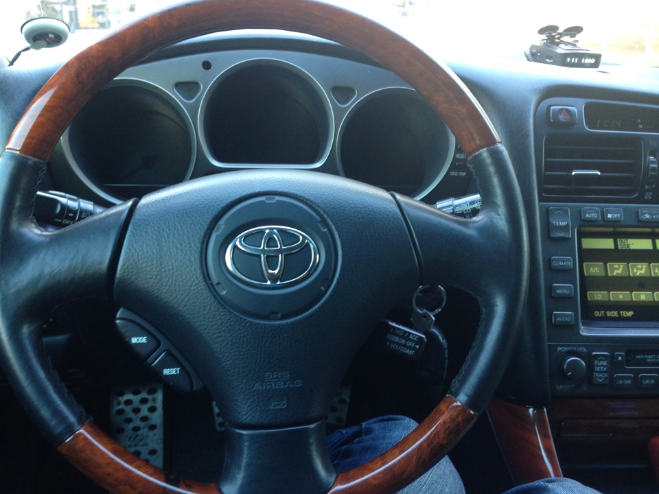 Рамка на щиток приборов+хром накладка — Lexus GS (JZS160), 3 л, 1998 ...