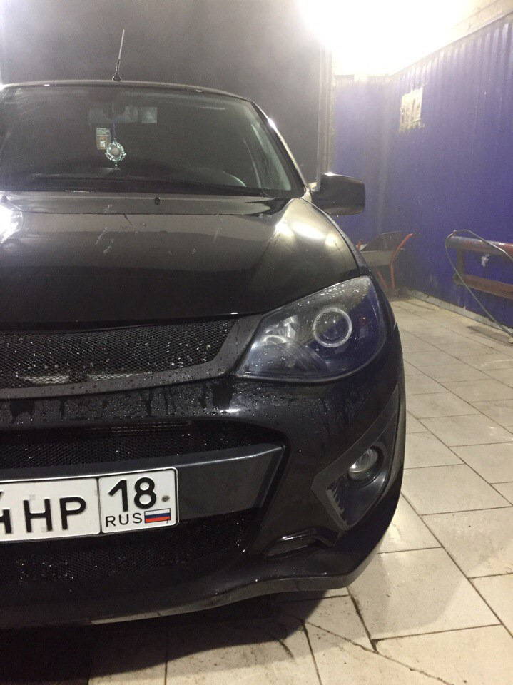 Доработка Фар калина спорт 2 — Lada Калина Спорт (2G), 1,6 л, 2015 года ...