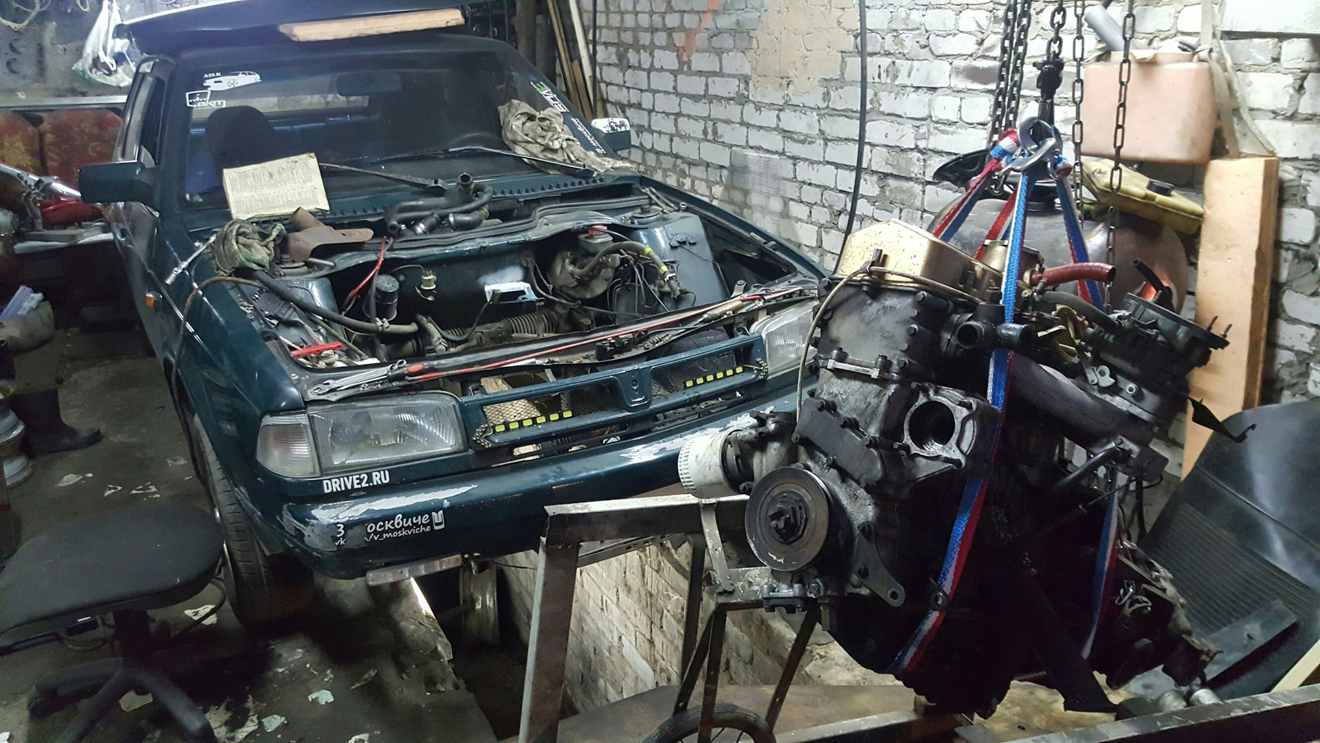 переборка 1.8 — Москвич 2141, 1,8 л, 2001 года | своими руками | DRIVE2