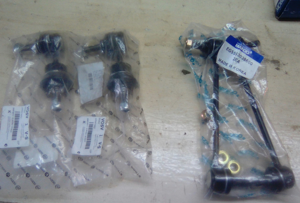 Замена Стоек стабилизатора поперечной устойчивости! Перед и зад ...