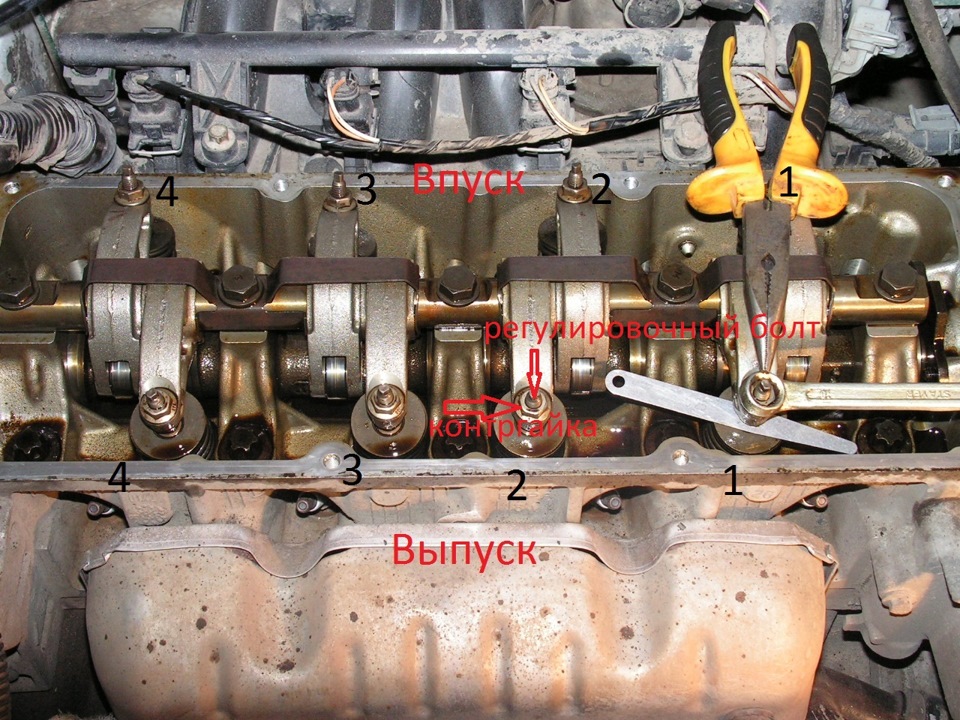Регулировка клапанов Renault Logan с двигателем D4F 1,2 16V ремень ГБО