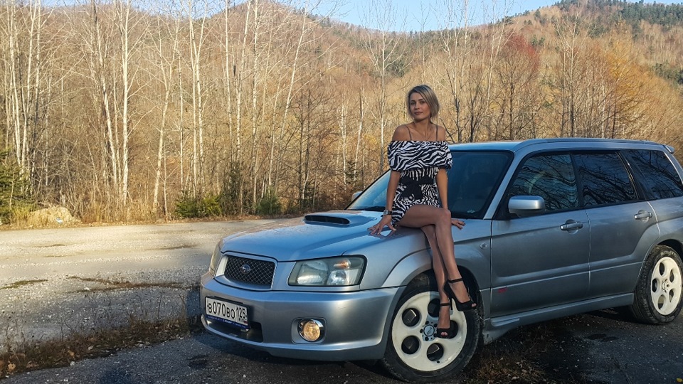 Forester фотосет с девушкой