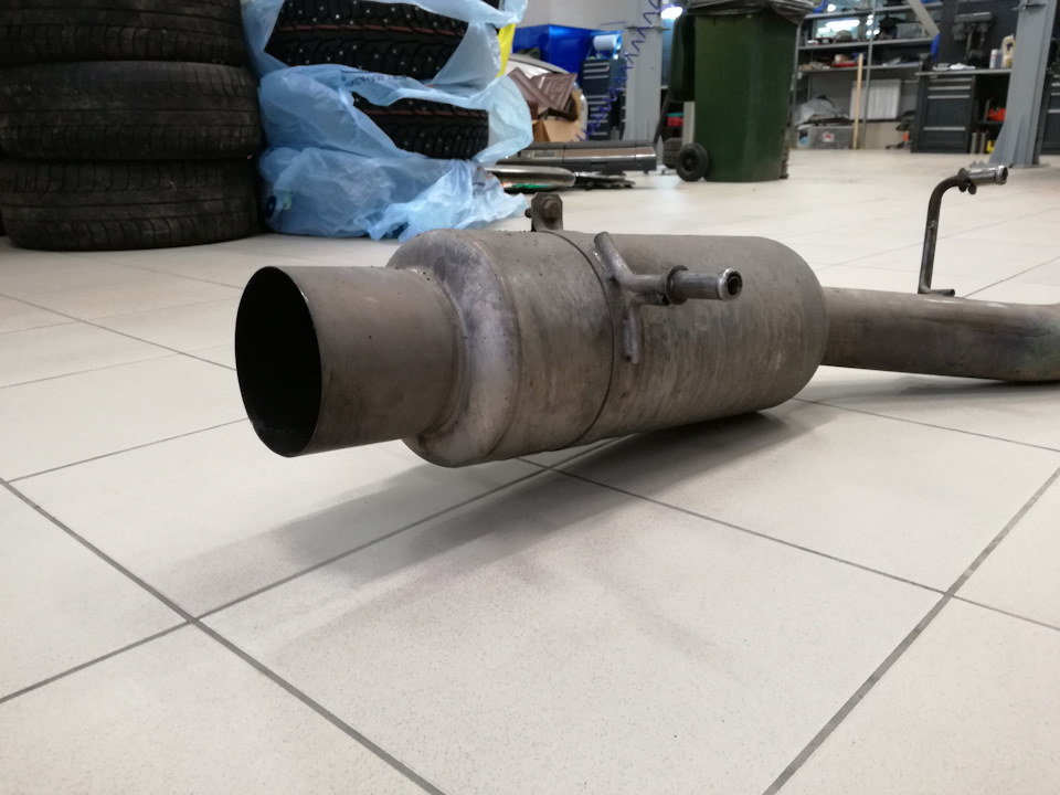 Про выхлоп — Subaru Impreza WRX STI (GD), 2 л, 2005 года | поломка | DRIVE2