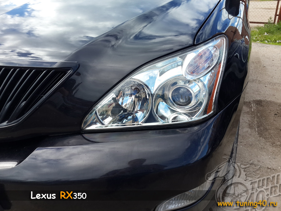 Как снять фару лексус рх 350