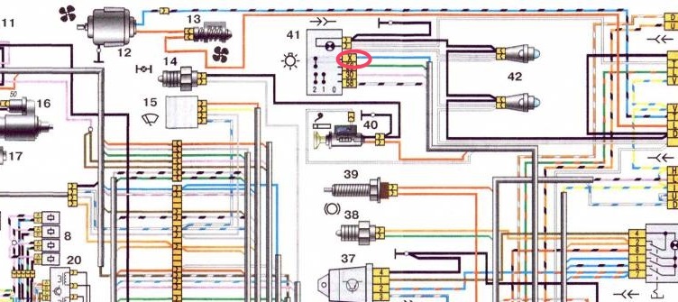 Нива 21214 схема включения стартера - 86 фото