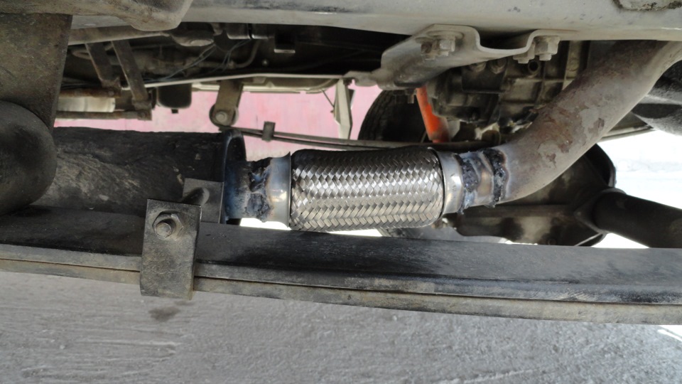 Глушитель и рулевая тяга — ГАЗ Соболь, 2,1 л, 2005 года | своими руками ...