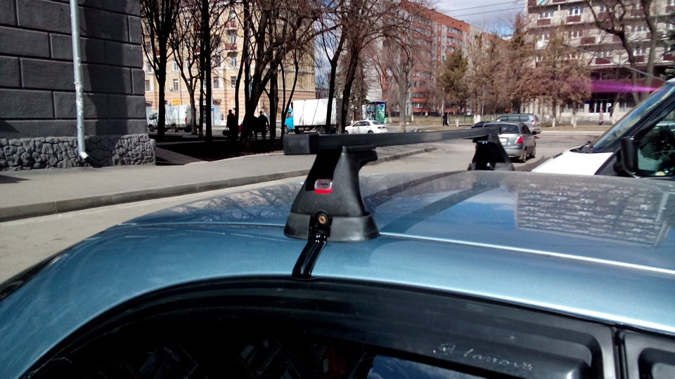 Поперечины на крышу. — Daewoo Lanos, 1,5 л, 2008 года | аксессуары | DRIVE2
