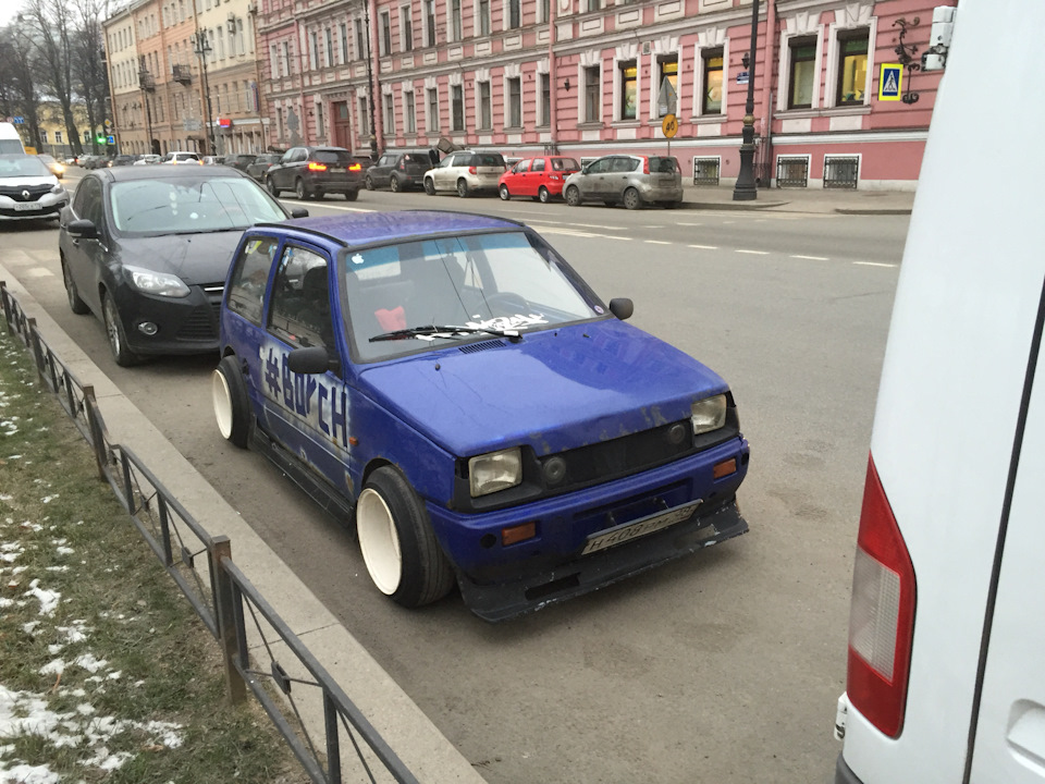 В спб снега всё нет :) — Lada 11113 Ока, 0,7 л, 2004 года | наблюдение ...