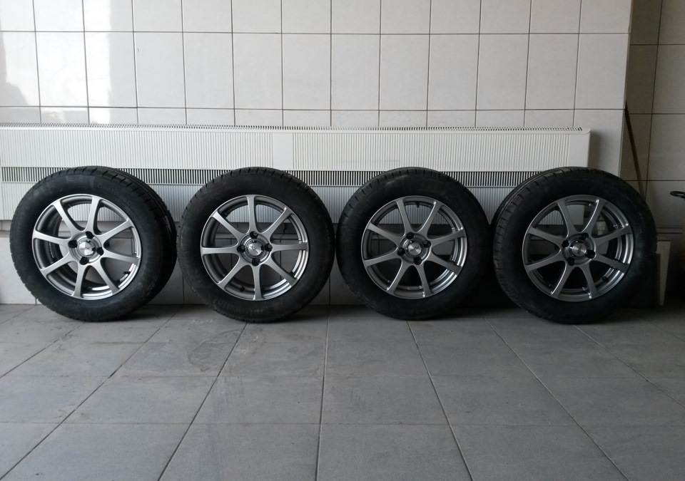 Диски и шины, наконец переобулся на лето — Lada Гранта (1G), 1,6 л ...