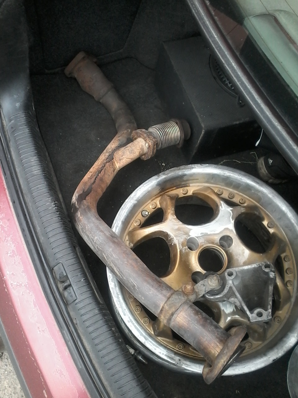 Даунпайп — Audi Coupe (89,8B), 2,2 л, 1990 года | своими руками | DRIVE2