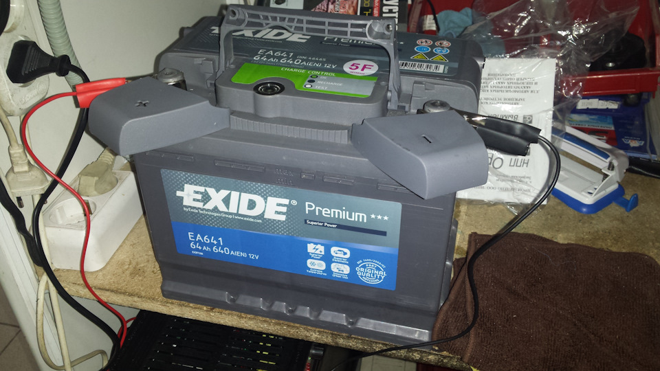 Exide как снять крышку