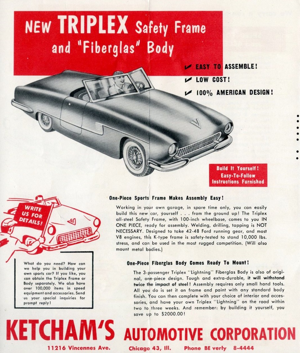 Неизвестная Америка(часть:359 ) Первый Чикагский- Chicagoan Sports Car  1954. — Сообщество «Красная книга DRIVE2.RU» на DRIVE2