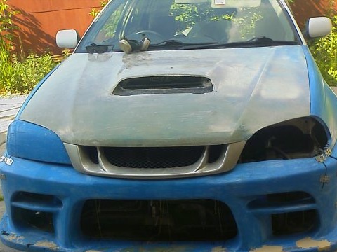 Plastic hood - Toyota Caldina 20L 2001