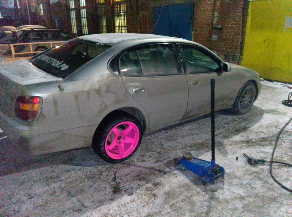 Розовые!) — Lexus GS (JZS160), 3 л., 2000 года | колёсные диски | DRIVE2