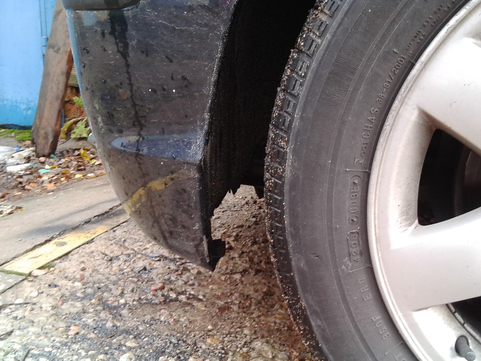 Новый подкрылок — BMW 3 series (E46), 2 л, 2001 года | запчасти | DRIVE2