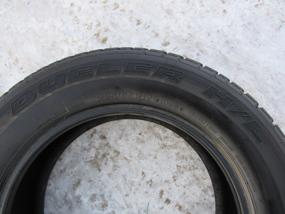 Летняя резина Bridgestone 225/65R17 — Японочка на DRIVE2