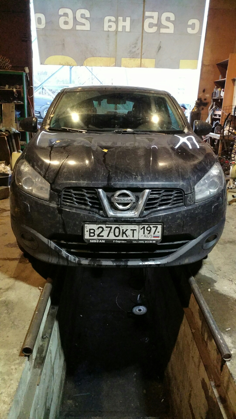 Выхлопная система. Небольшая поломка — Nissan Qashqai (1G), 2 л, 2010 ...