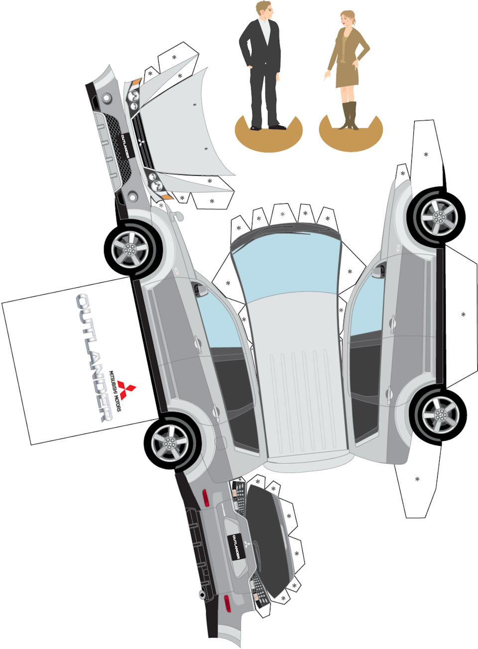 Для любителей клея) — Mitsubishi Outlander XL, 2,4 л, 2007 года | просто  так | DRIVE2