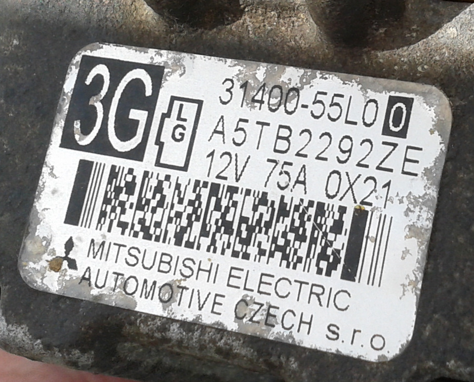 Запчасти на фото: A5TB2292ZE, 3140055L00. Фото в бортжурнале Suzuki SX4 (1G)