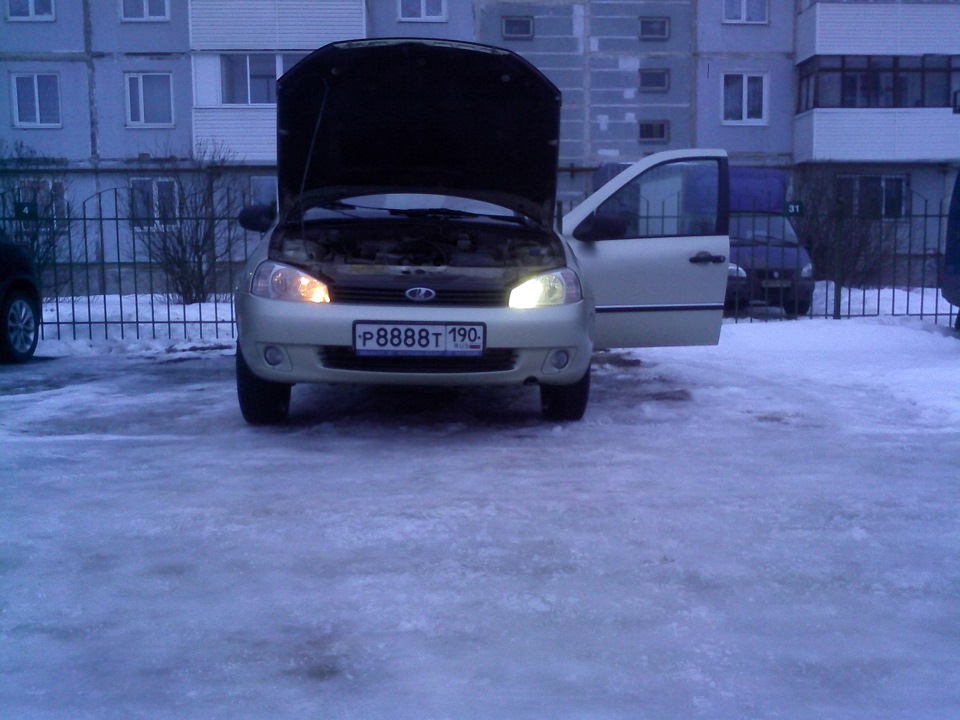 Светодиоды в габариты. Калина — Lada Калина универсал, 1,6 л, 2008 года ...