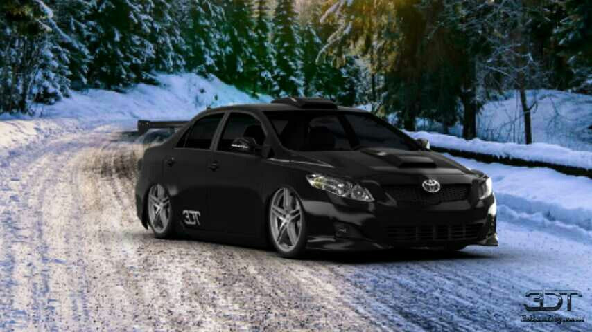 Экспериментировал программу 3d, -тюнинг — Toyota Corolla (140/150), 1,6 ...