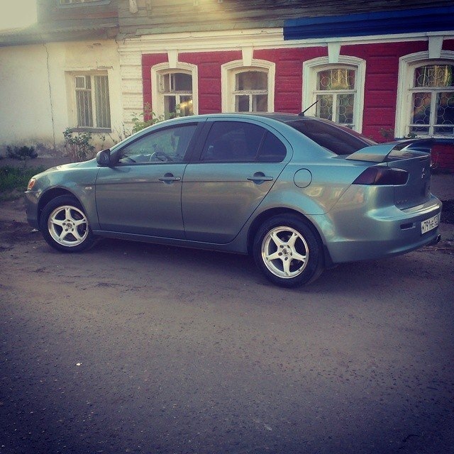 Диски — Mitsubishi Lancer X, 1,8 л, 2008 года | колёсные диски | DRIVE2