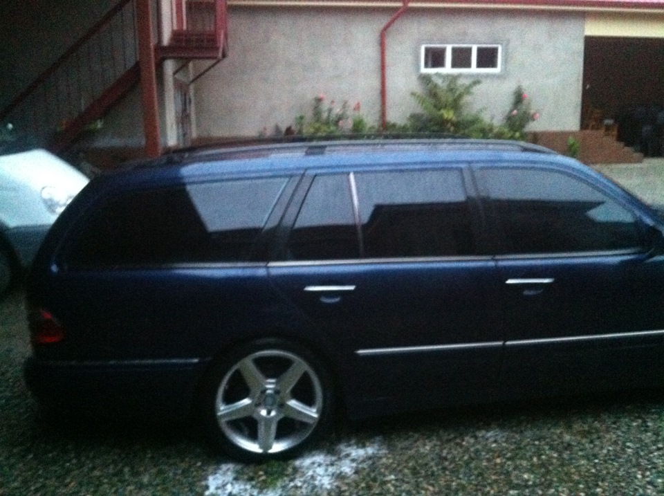 Съемная тонировка. ФОТО — Mercedes-Benz E-Class (W210), 4,2 л, 1996 ...
