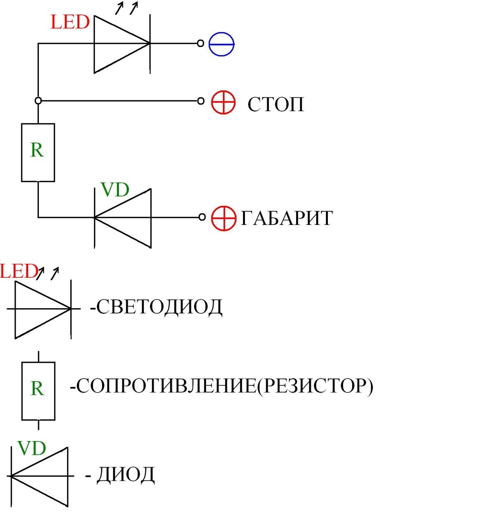 Диод на схеме