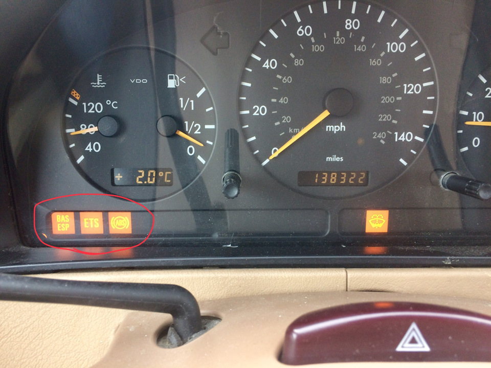 Нужна помощь! Загорелась «гирлянда» Bas+ETS+ABS — Сообщество «Mercedes ...