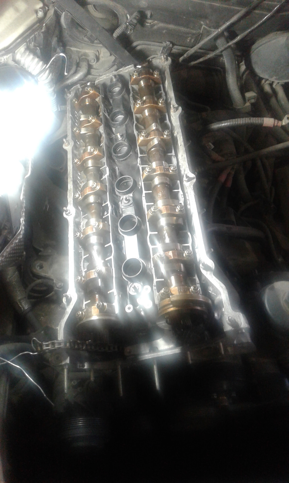 Распредвалы на месте — BMW 5 series (E39), 2,2 л, 2001 года | своими ...