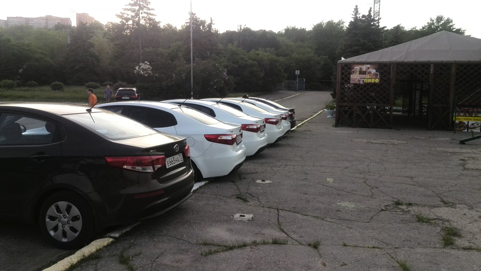 встреча киа рио Ульяновск 29.05.2015г. — KIA Rio (3G), 1,4 л, 2015 года ...
