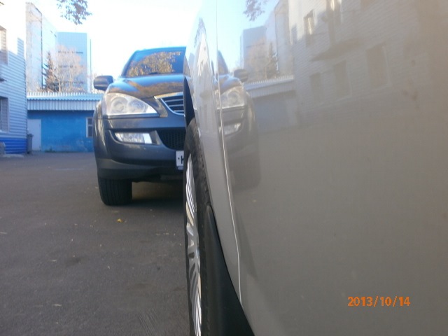 Увеличение вылета колесных дисков. — Ford Focus II Hatchback, 2 л, 2011 ...