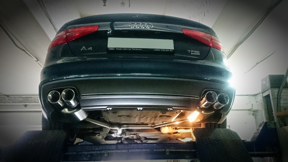 ром насадки глушителя audi a4 b8 ром насадки глушителя audi a4 b8