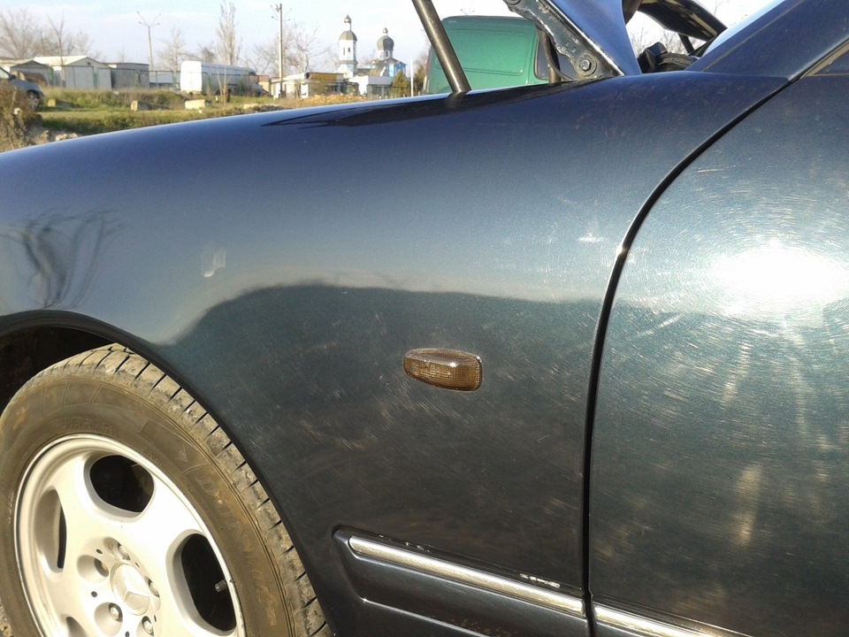 Вот решил затонировать задние фонари — Mercedes-Benz E-class (W210), 3 ...