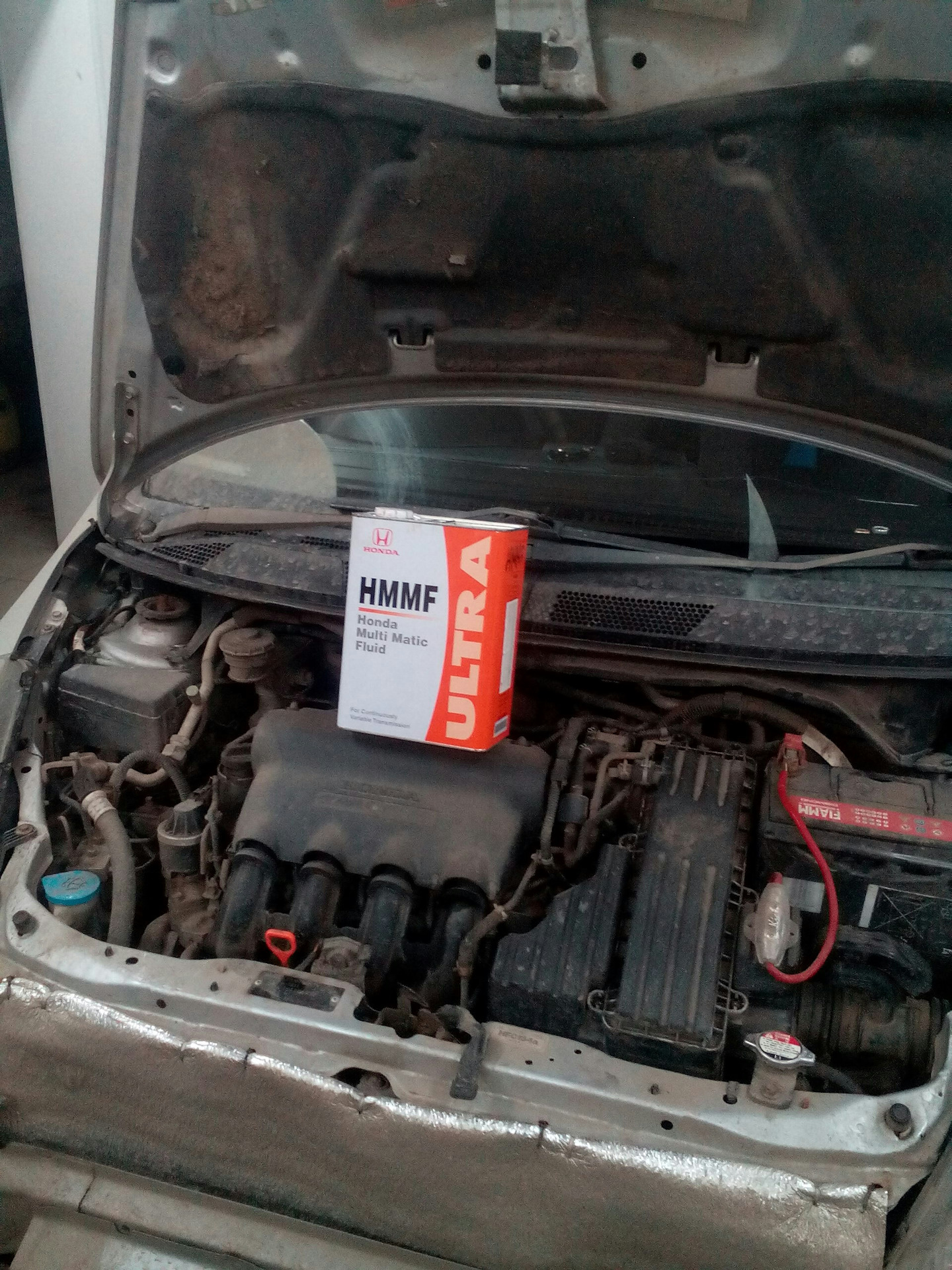 Замена масла в вариаторе. — Honda Fit (1G), 1,3 л, 2002 года | визит на ...