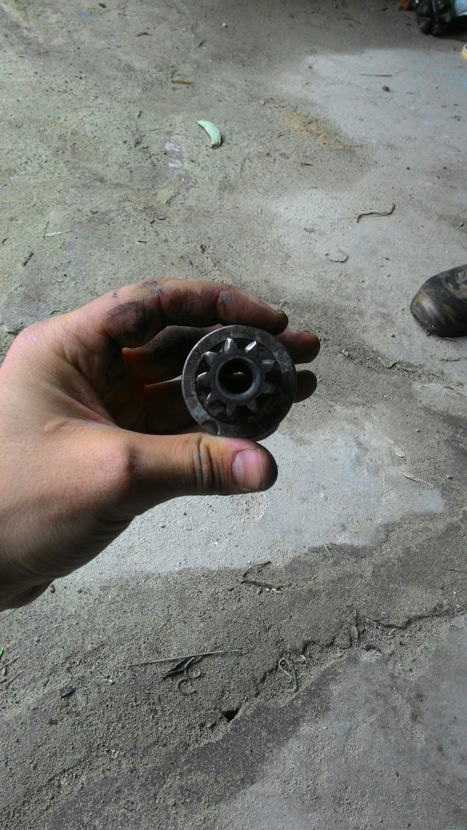 Замена бендикса на стартере! — Toyota Carina (7G), 1,6 л, 1996 года ...