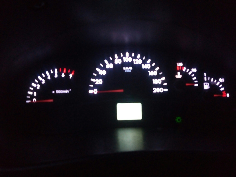 Пересвет приборки и печки — DRIVE2