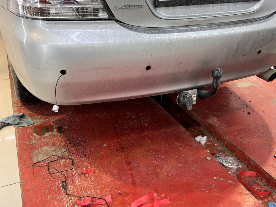 Акустическая парковочная система установка — Mitsubishi Lancer IX, 1,6 ...