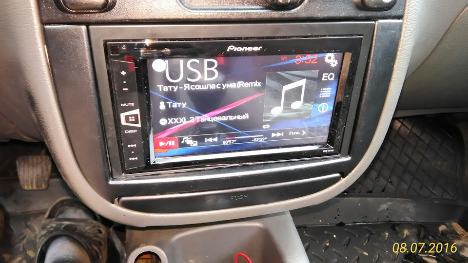 Новенький Pioneer MVH-AV180 — Chevrolet Lanos, 1,5 л, 2008 года ...