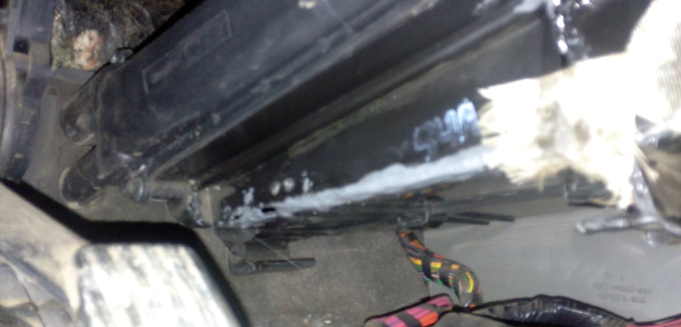 Колхозный ремонт печки (Менять будем позже) — Lada Калина универсал, 1 ...