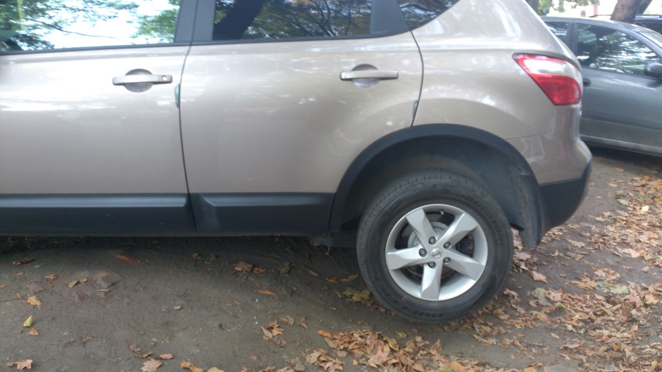 Диагональное вывешивание.=) — Nissan Qashqai (1G), 1,6 л, 2013 года ...