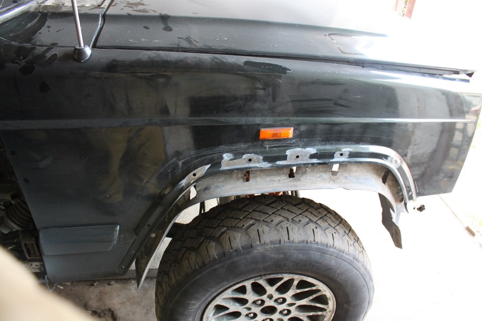 Переехали в малярный цех — Jeep Cherokee (XJ), 4 л, 1998 года ...