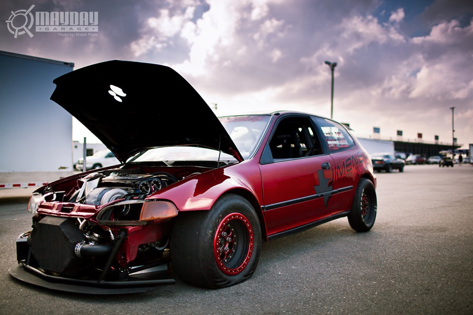 Honda Civic eg6 дрифт