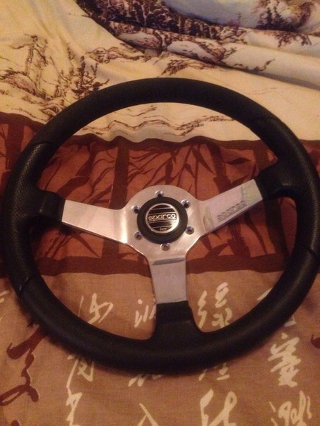 Оригинальный руль Sparco CHRONO!)) — Toyota Mark II (90), 2,5 л, 1993 ...
