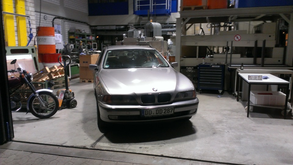 замена задних стоек стабилизатора — BMW 5 series (E39), 2 л, 1998 года ...