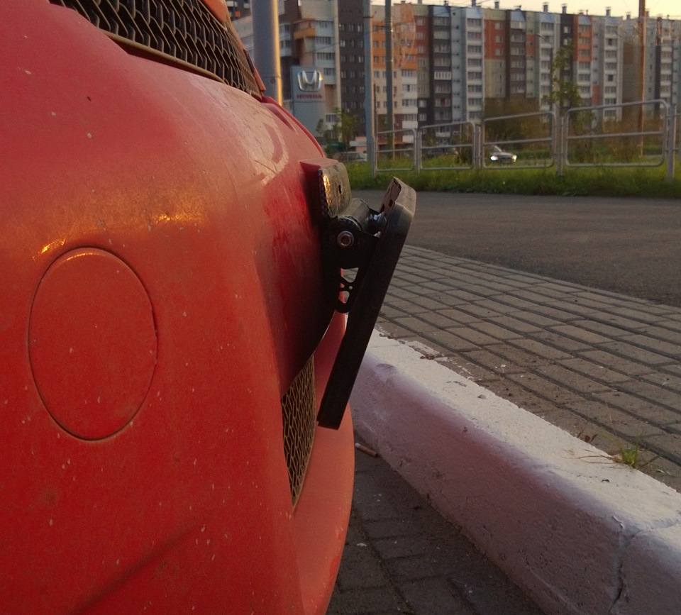 Крепление для номера (JDM рулит! =) — Toyota Vitz (10), 1,5 л, 2001 ...