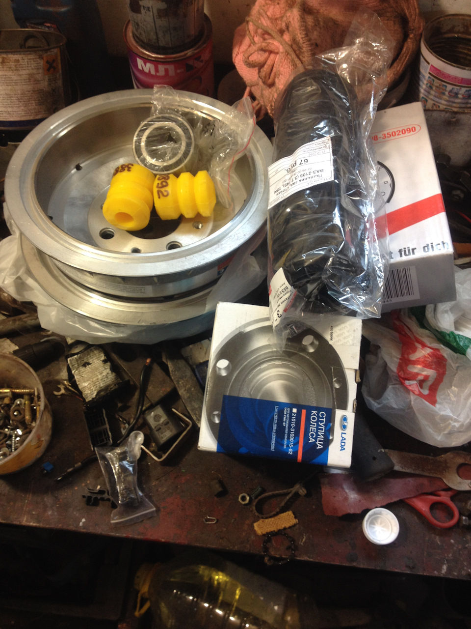 Задняя подвеска+обновка тормозов! — Lada 2115, 1,6 л, 2008 года ...