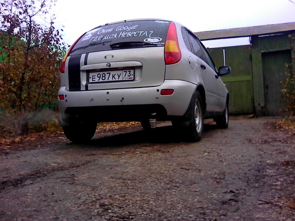 Закатал фары в желтый. — Lada Калина хэтчбек, 1,4 л, 2008 года ...