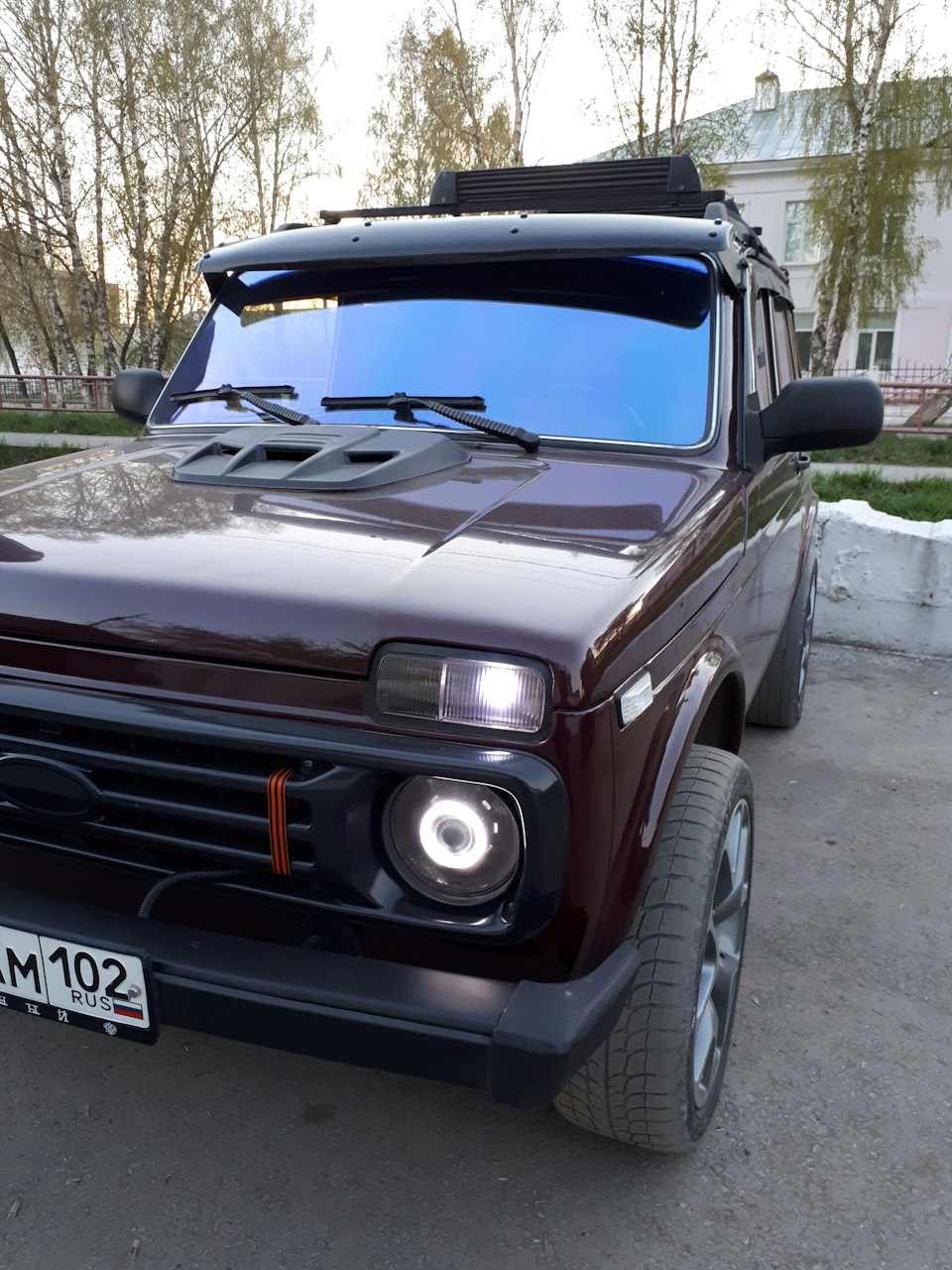 18-ые катки))) — Lada 4x4 3D, 1,7 л, 2013 года | колёсные диски | DRIVE2