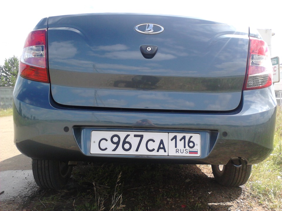 убрал надписи — Lada Гранта (1G), 1,6 л, 2014 года | кузовной ремонт ...
